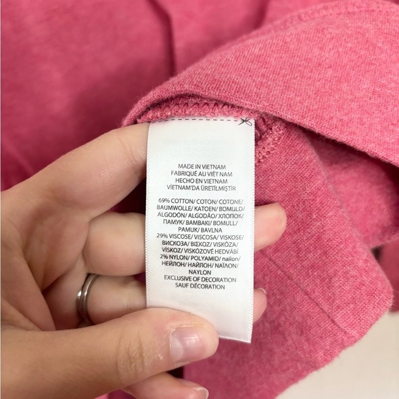 Polo Ralph Lauren salmon pink pullover 1/4 zip cotton mens size SM - Picture 2 of 4